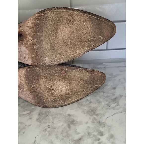 Freebird by Steven Faith Women’s 9/9.5 Ankle Boots  Leather Snake Skin *READ - Picture 13 of 16